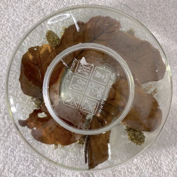 Vintage Dreamlight Germany Handmade Cherub Leaf Vomit Tealight Candle Holder - Picture 3 of 14